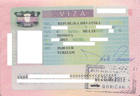 образец заполнения анкеты на хорватскую визу
